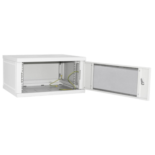 Шафа настінна Ipcom 4U, 600*350, RAL7035 (СН-4U-060х035-ДС-7035)