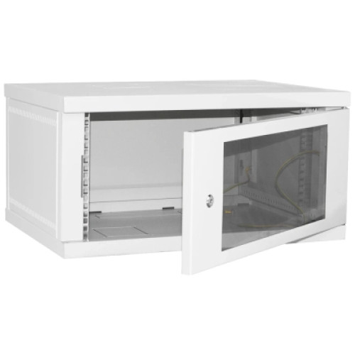 Шафа настінна Ipcom 4U, 600*350, RAL7035 (СН-4U-060х035-ДС-7035)
