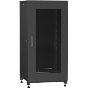 Шафа напольна Ipcom 24U, 600x800 (С-24U-06х08-ДC-ПГ-9005) (С-24U-06х08-ДC-ПГ-9005)