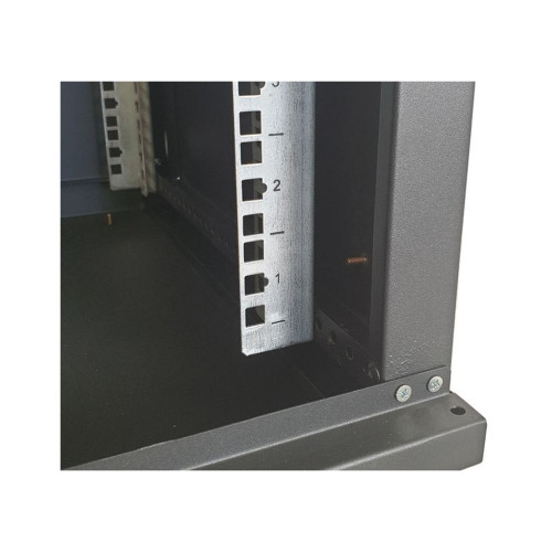 Шафа настінна Eserver 12U 600х600х637 (Ш*Г*В), скло (ES-Е1260B)