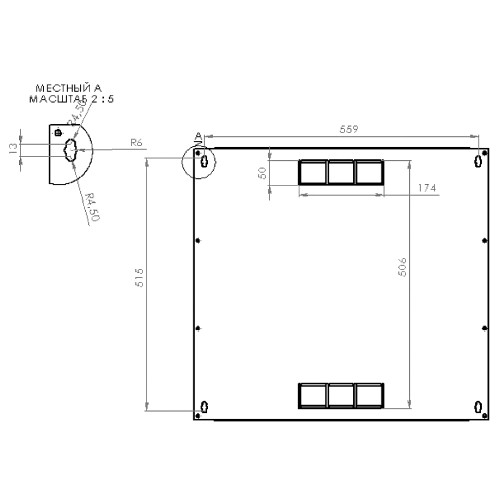 Шафа настінна CMS 12U, 600*500*610mm (UA-MGSW1L125B) Шафа настінна CMS 12U, 600*500*610mm (UA-MGSW1L125B)