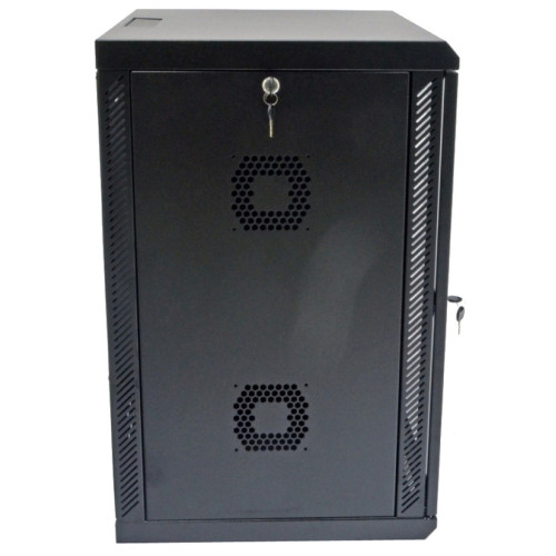 Шафа настінна CMS 15U 600х500х773 мм (Ш*Г*В), акрилове скло, чорна (UA-MGSWA155B) Шафа настінна CMS 15U 600х500х773 мм (Ш*Г*В), акрилове скло, чорна (UA-MGSWA155B)