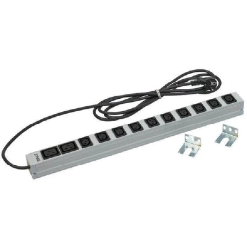 Силовий блок 0U 560mm, вертикальний, 16A, 10xC13, 2xC19, кабель 3м Zpas (W-LZ16-70-00-000) Силовий блок 0U 560mm, вертикальний, 16A, 10xC13, 2xC19, кабель 3м Zpas (W-LZ16-70-00-000)