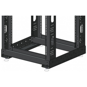 Стойка двухрамна 42U глиб.540мм чорна (без ніг) CMS (UA-OF42-D54-BK)