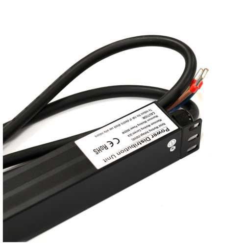 Силовий блок 0U 24 роз. нім. станд., 32А, з індикат., шнур 3х4мм2, 3 м Kingda (KD-PDU-EU-1U-24P)