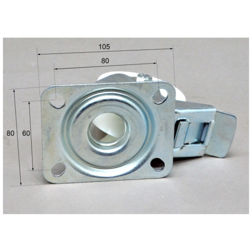 Модуль до шафи CMS Колесо до шаф поліамід (d80) зі стопором 180кг/колесо (3030080CT)