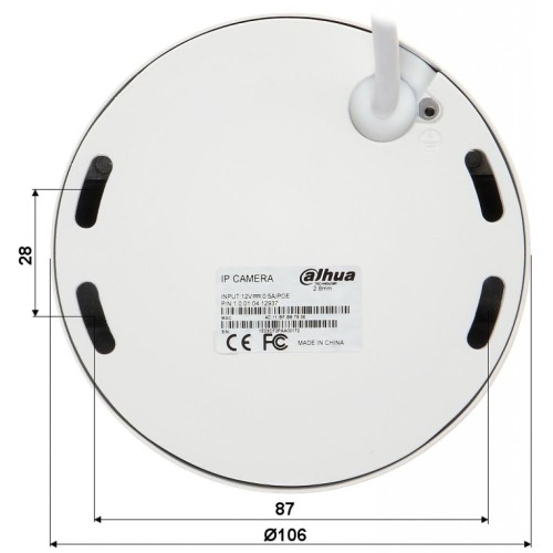 Камера відеоспостереження Dahua DH-IPC-HDBW4431FP-AS-S2 (2.8) (03512-04847)