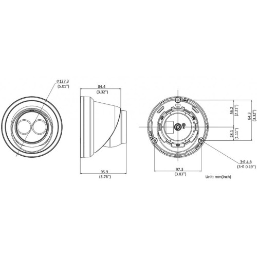 Камера відеоспостереження Hikvision DS-2CD2323G0-I (4.0)