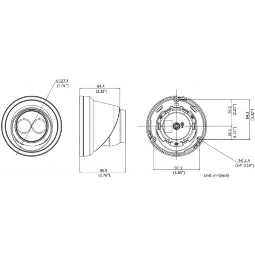 Камера відеоспостереження Hikvision DS-2CD2325FWD-I (2.8)