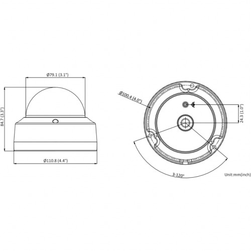 Камера відеоспостереження Hikvision DS-2CD2183G2-IS (2.8)