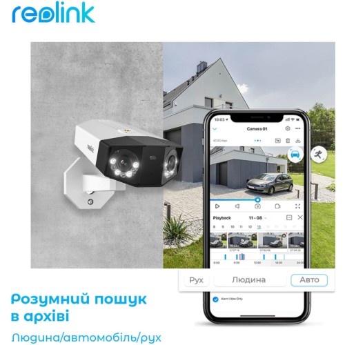 Камера відеоспостереження Reolink Duo 2 POE