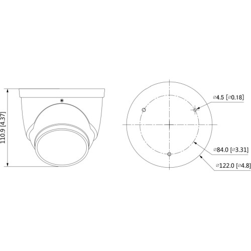 Камера відеоспостереження Dahua DH-IPC-HDW3449H-AS-PV-S3 (2.8)