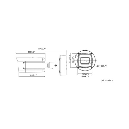 Камера відеоспостереження Hikvision iDS-2CD7A26G0-IZHS(C) (8-32)