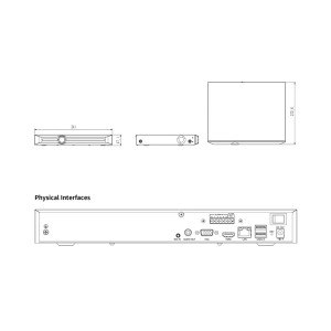 Реєстратор для відеоспостереження Tiandy TC-R3220 Spec I/B/K/V3.1