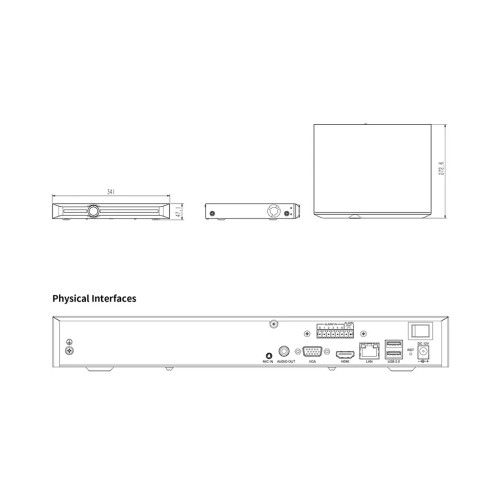 Реєстратор для відеоспостереження Tiandy TC-R3220 Spec I/B/K/V3.1