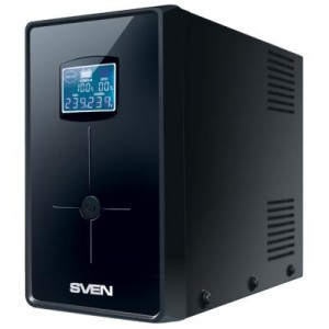 Пристрій безперебійного живлення Sven Pro+ 1000 LCD USB (00360020)