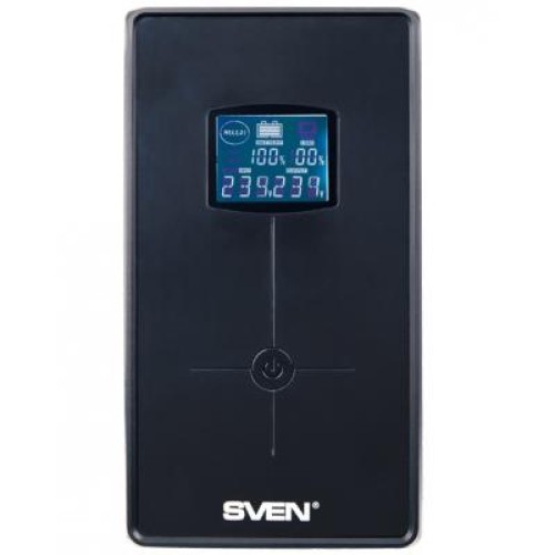 Пристрій безперебійного живлення Sven Pro+ 1500 LCD USB (00370014)