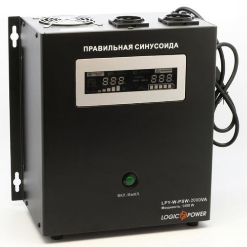 Пристрій безперебійного живлення LogicPower LPY- W - PSW-2000VA+, 10А/20А (4146)