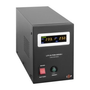 Пристрій безперебійного живлення LogicPower LPY- B - PSW-800VA+, 5А/10А (4150)