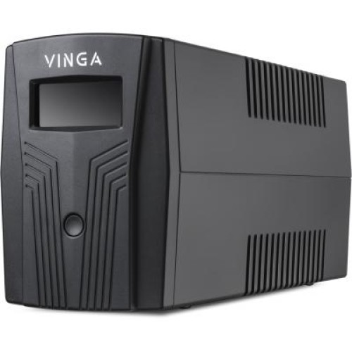 Пристрій безперебійного живлення Vinga LCD 1200VA plastic case (VPC-1200P)