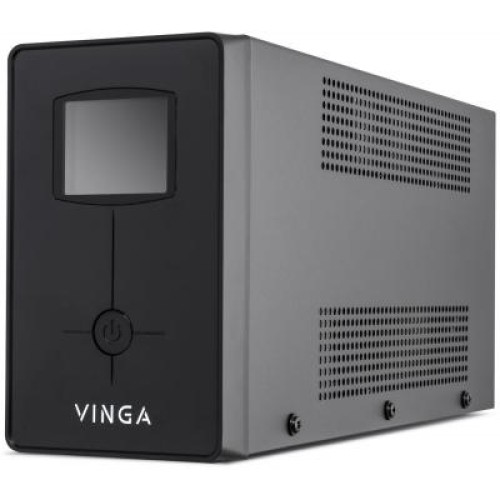 Пристрій безперебійного живлення Vinga LCD 800VA metal case (VPC-800M)