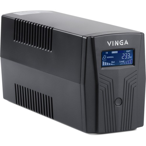 Пристрій безперебійного живлення Vinga LCD 1500VA plastic case (VPC-1500P)