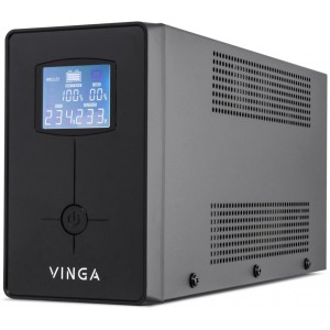 Пристрій безперебійного живлення Vinga LCD 1200VA metal case (VPC-1200M)