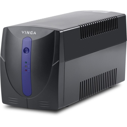 Пристрій безперебійного живлення Vinga LED 800VA plastic case with USB (VPE-800PU)