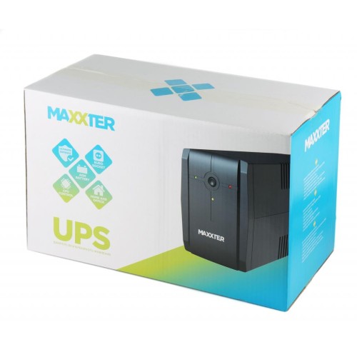 Пристрій безперебійного живлення Maxxter MX-UPS-B1500-02