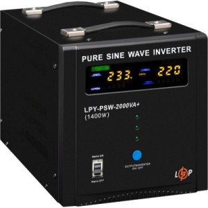 Пристрій безперебійного живлення LogicPower LPY- PSW-2000VA+ (1400W) (22873)