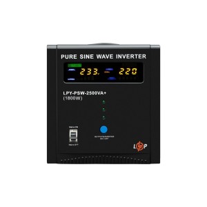 Пристрій безперебійного живлення LogicPower LPY- PSW-2500VA+ (1800W) (22874)