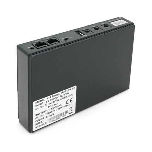 Пристрій безперебійного живлення Voltronic Mini UPS VIA Energy 3.0 36W (Mini UPS VIA Energy 3.0)