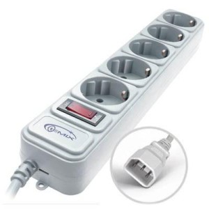 Мережевий фільтр живлення Surge protector 1.8m Gemix (Gemix 1.8m Special W)