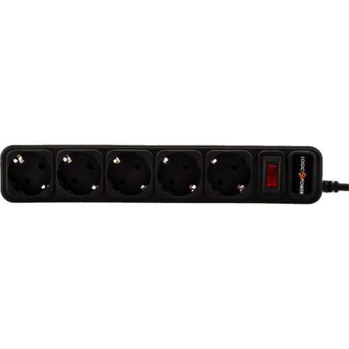 Мережевий фільтр живлення LogicPower LP-X5-UPS 3.0м, 0,75mm2, 10A (2754)