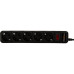 Мережевий фільтр живлення LogicPower LP-X5-UPS 3.0м, 0,75mm2, 10A (2754)