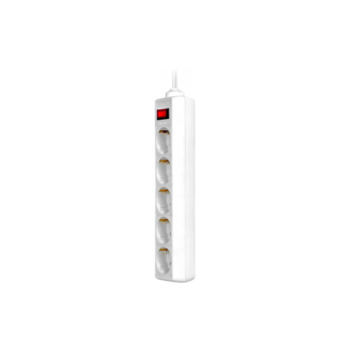 Мережевий фільтр живлення Defender ES 1.8m 5 роз. white (99481)