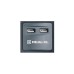 Мережевий фільтр живлення REAL-EL RS-8F USB CHARGE 3m, black (EL122300004)