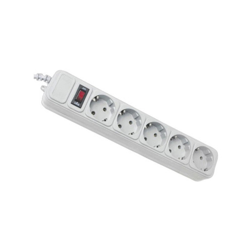 Мережевий фільтр живлення Maxxter SPM5-G-15G grey, 4.5 м кабель, 5 розеток (SPM5-G-15G)