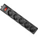 Мережевий фільтр живлення Defender ES largo 3m 5 роз. black (99498)