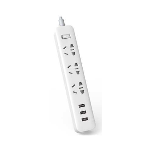 Мережевий фільтр живлення Xiaomi KingMi Power Strip, 3 розетки, 3 USB, 1.8m (QMCXB33CHTM)