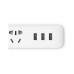 Мережевий фільтр живлення Xiaomi KingMi Power Strip, 3 розетки, 3 USB, 1.8m (QMCXB33CHTM)