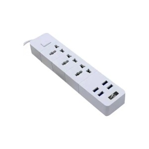 Мережевий фільтр живлення Voltronic TВ-Т08, 3роз, 4*USB White (ТВ-Т08-White)