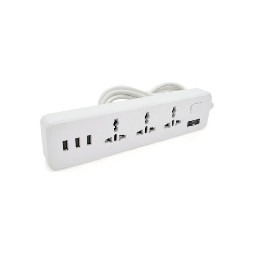 Мережевий фільтр живлення Voltronic TВ-Т13, 3роз, 3*USB White (ТВ-Т13-White)