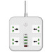 Мережевий фільтр живлення Voltronic TВ-Т90, 4роз, 3*USB White (ТВ-Т90-White)
