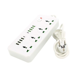 Мережевий фільтр живлення Voltronic TВ-Т91, 4роз, 8*USB+2PD White (ТВ-Т91-White)