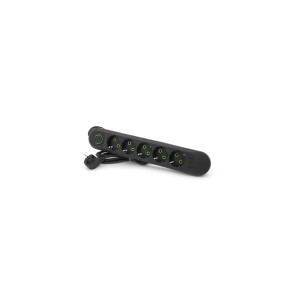 Мережевий фільтр живлення Voltronic F05U, 5роз EU, 3*USB Black (F05U-Black)