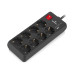 Мережевий фільтр живлення REAL-EL RS-PROTECT 805 1.8m, black (EL122300042)