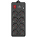 Мережевий фільтр живлення REAL-EL RS-PROTECT 805 5m, black (EL122300043)