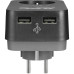 Мережевий фільтр живлення APC Essential SurgeArrest 1 Outle, 2 USBt (PME1WU2B-RS)