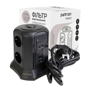 Мережевий фільтр живлення Patron SP-1663-USBT